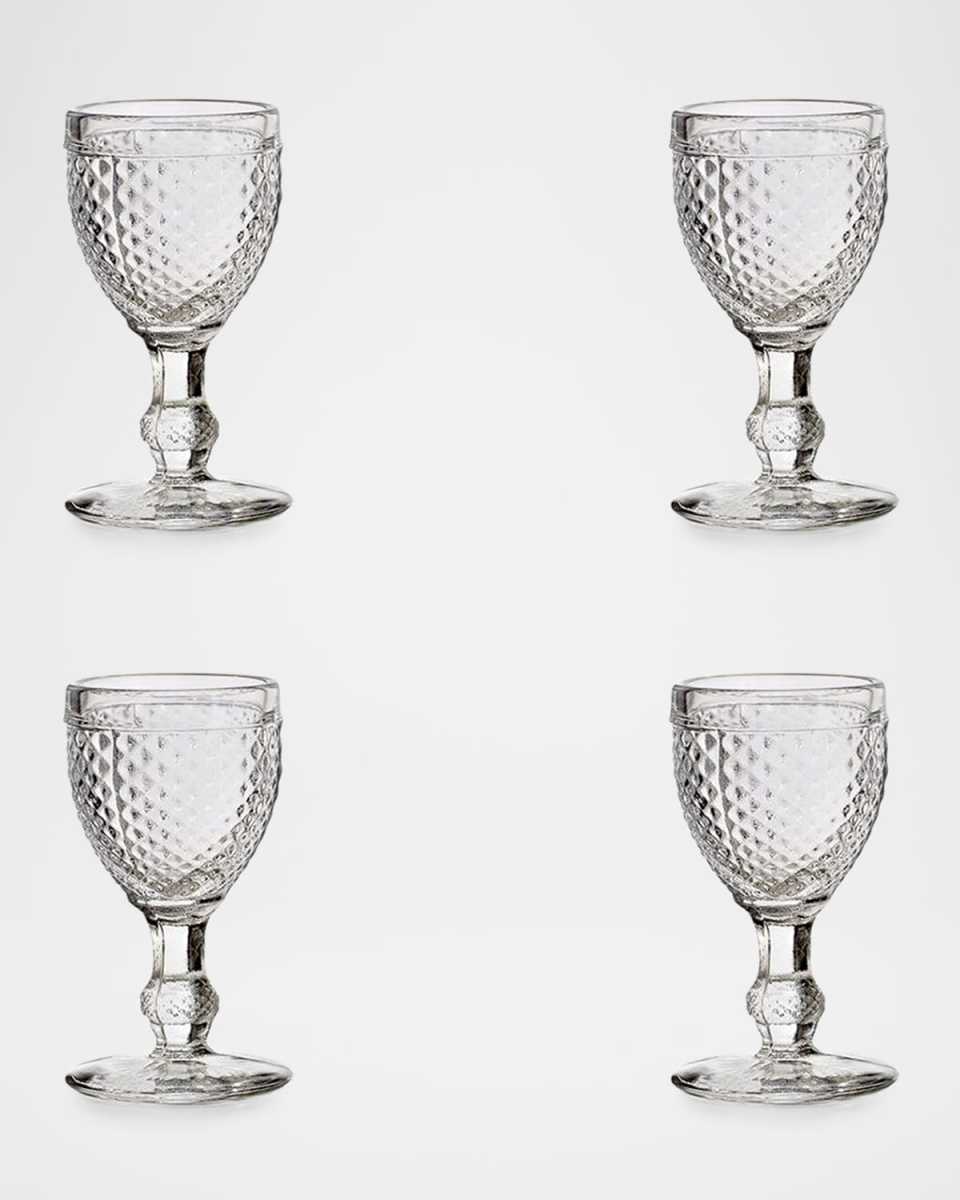 Bicos Clear 2 oz. Cordial Glasses, Set of 4